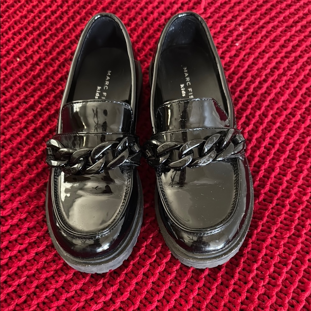 Girls Marc Fisher Black Loafers